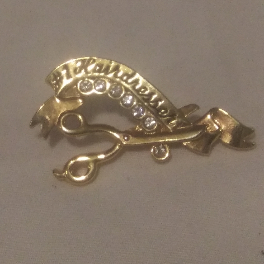 #1 Hairdresser Brooche